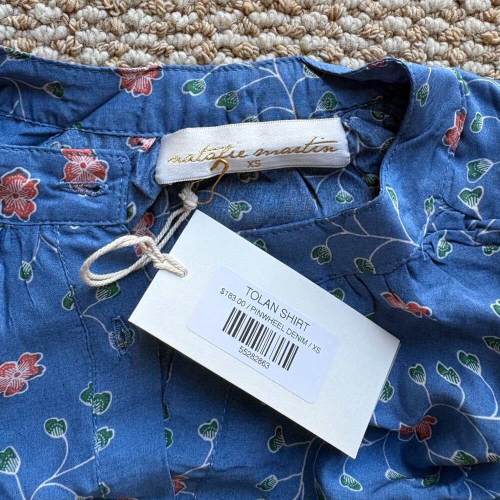 NWT Natalie Martin XS Tolan Shirt - Picture 3 of 5